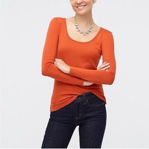NWT J. Crew Women’s Long Sleeve Ribbed Tee
